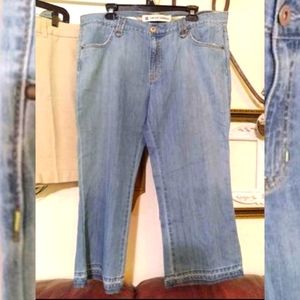 16🦩Gap Low Rise Cropped Womens Soft Comfy Cute Jean Capris! 🇺🇸 100% Cotton ☀